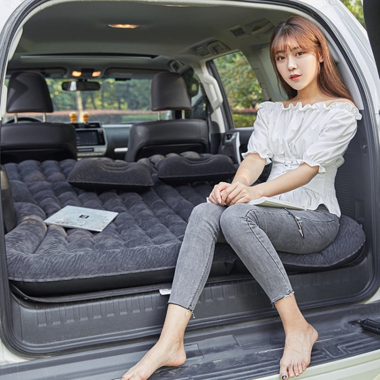 Inflatable Mattress For Car Travel SUV Rear Seat/Trunk, Color: Gray Dual-purpose Long Pier - Seat Accessories by PMC Jewellery | Online Shopping South Africa | PMC Jewellery | Buy Now Pay Later Mobicred