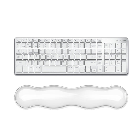 Cool Silicone Keyboard Wrist Rest Mouse Pad Relieve Wrist Fatigue, Spec: Large Transparent - Mouse Pads by PMC Jewellery | Online Shopping South Africa | PMC Jewellery | Buy Now Pay Later Mobicred