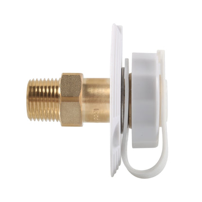 RV Brass Water Inlet Check Valve Yacht Accessories, Color: White - Marine Accessories & Parts by PMC Jewellery | Online Shopping South Africa | PMC Jewellery | Buy Now Pay Later Mobicred