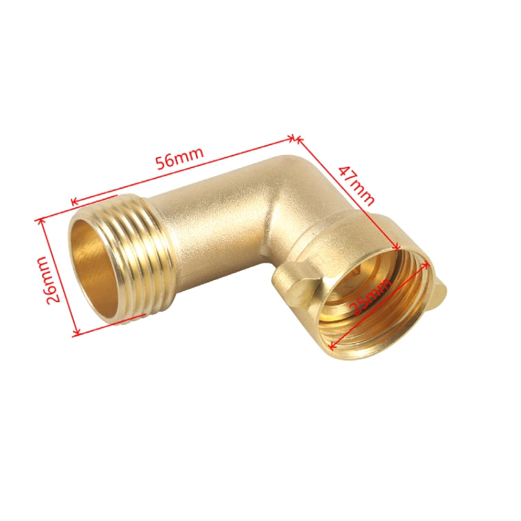 Brass Water Inlet Check Valve For Yacht RV With Adapter(White) - Marine Accessories & Parts by PMC Jewellery | Online Shopping South Africa | PMC Jewellery | Buy Now Pay Later Mobicred