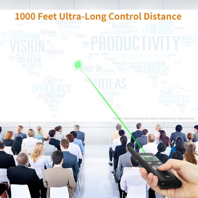 Doosl DSIT037 300m Long Distance Laser Remote Control Green Light Page Turner - free shipping - PMC Jewellery - Order now!