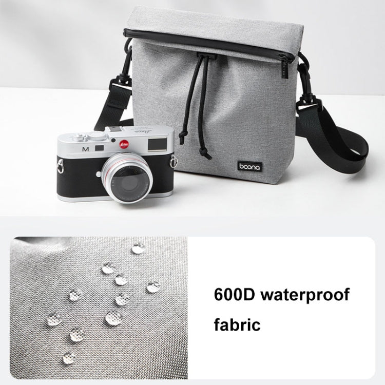 Baona BN-H022 SLR / Micro-Single Camera Bag Lightweight Single-Shoulder Camera Bag(Gray) - Strap Satchel by Baona | Online Shopping South Africa | PMC TechLife | Buy Now Pay Later Mobicred