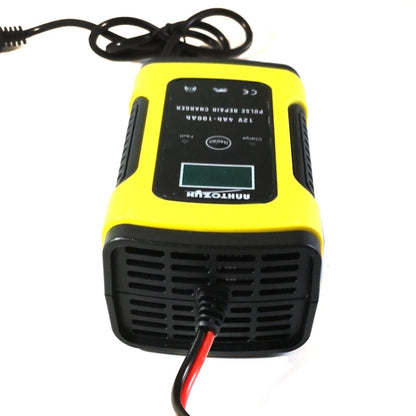 Anhtczyx 12V 6A  4Ah-100Ah Motorcycle Car Pulse Repair Charger With LCD Display(US Plug) - Battery Charger by Anhtczyx | Online Shopping South Africa | PMC Jewellery | Buy Now Pay Later Mobicred