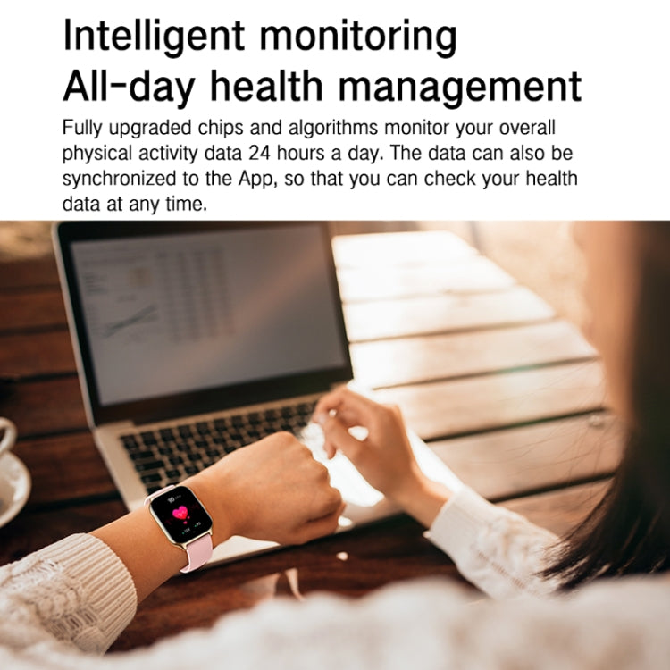 Blood Oxygen / Sleep / Heart Rate Health Monitoring Smart Watch Square Sports Watch(Silver Gray) - Smart Watches by PMC TechLife | Online Shopping South Africa | PMC TechLife | Buy Now Pay Later Mobicred