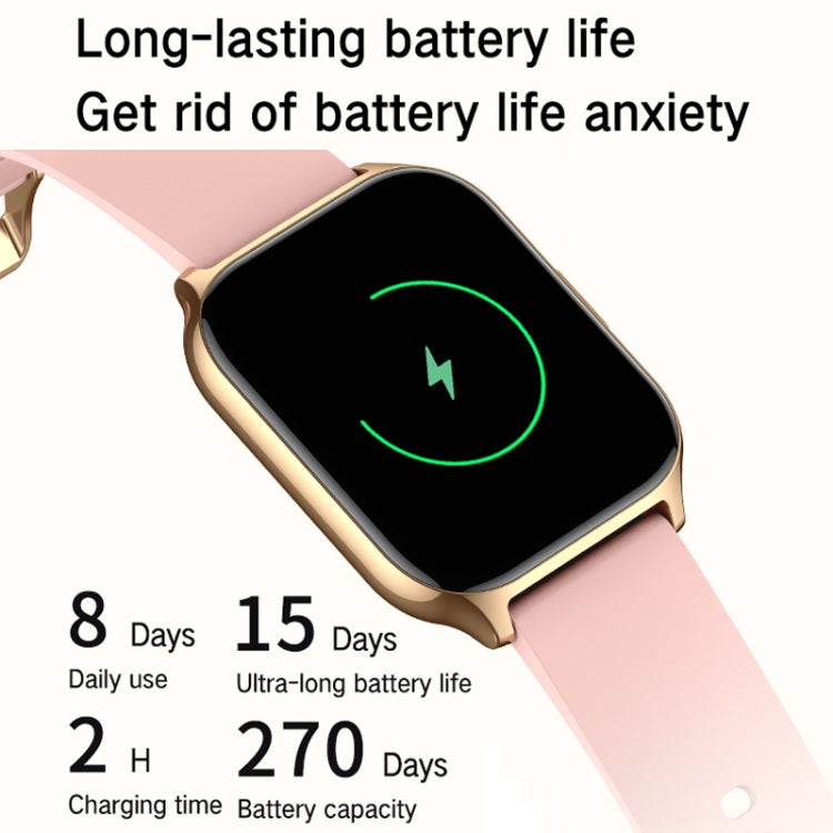 Blood Oxygen / Sleep / Heart Rate Health Monitoring Smart Watch Square Sports Watch(Silver Gray) - Smart Watches by PMC TechLife | Online Shopping South Africa | PMC TechLife | Buy Now Pay Later Mobicred