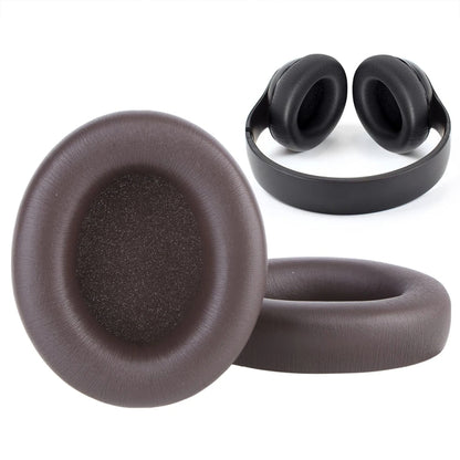 1pair For Beats Studio Pro Headphone Leather Sponge Cover Earmuffs(Gray) - Earmuff & Pad by PMC Jewellery | Online Shopping South Africa | PMC Jewellery | Buy Now Pay Later Mobicred