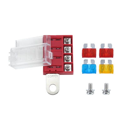 4-way RV Yacht Ignition Protection Battery Terminal Fuse Block, Specification: One - Fuse by PMC Jewellery | Online Shopping South Africa | PMC Jewellery | Buy Now Pay Later Mobicred