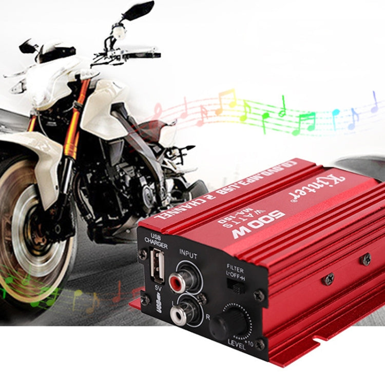 Kinter MA-150 Car Audio / Video 12V 2.0 Channel Mini Amplifier - Car Amplifiers by PMC Jewellery | Online Shopping South Africa | PMC Jewellery | Buy Now Pay Later Mobicred