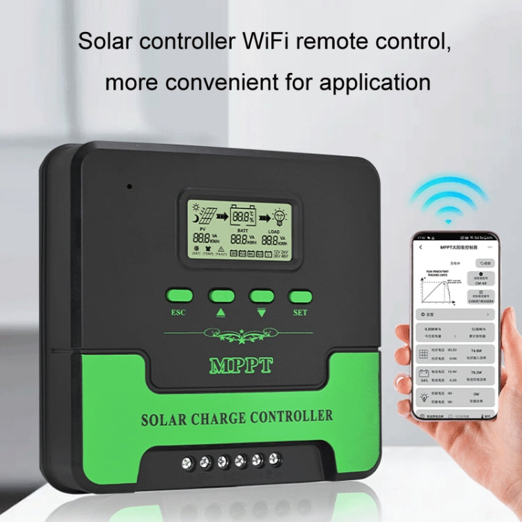 12V-24V 40A WIFI Remote MPPT Home Energy Storage Control System Solar Controller, Model: CM-D40 - Others by PMC TechLife | Online Shopping South Africa | PMC TechLife | Buy Now Pay Later Mobicred