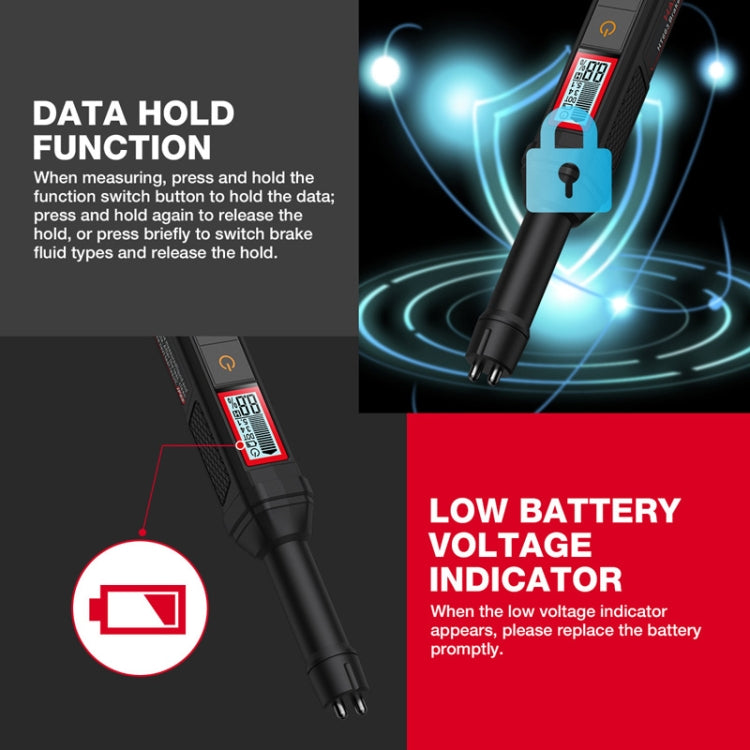 HABOTEST HT663 Motorcycle Vehicle Brake Fluid Moisture Detection Pen - Electronic Test by HABOTEST | Online Shopping South Africa | PMC Jewellery | Buy Now Pay Later Mobicred