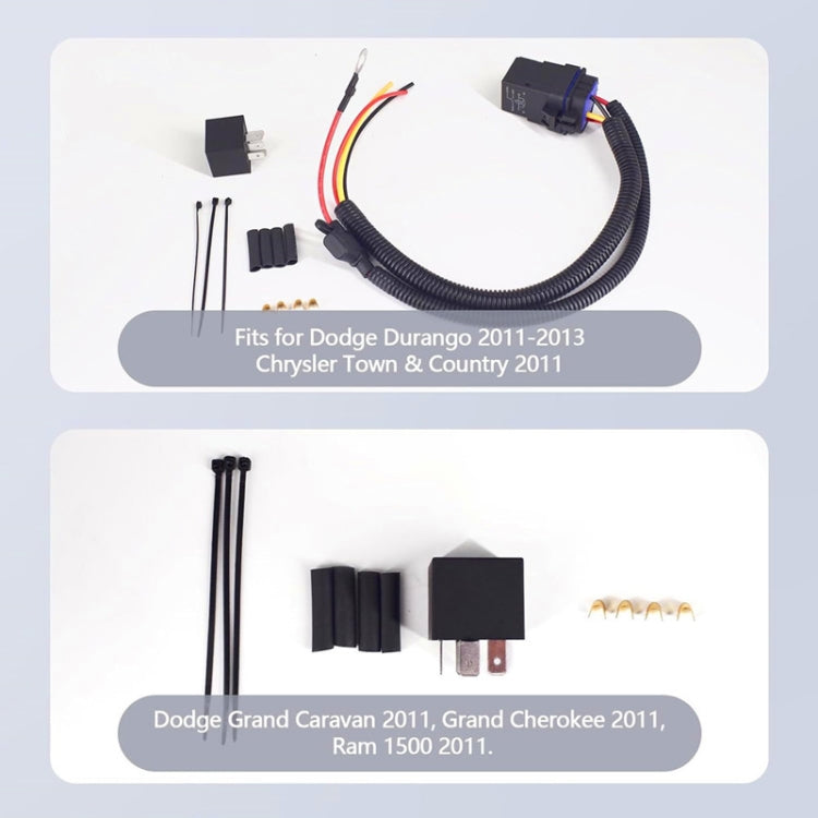 For Jeep / Dodge / Chrysler Vehicle Fuel Pump Relay Wiring Harness Kit - DIY Cables by PMC Jewellery | Online Shopping South Africa | PMC Jewellery | Buy Now Pay Later Mobicred