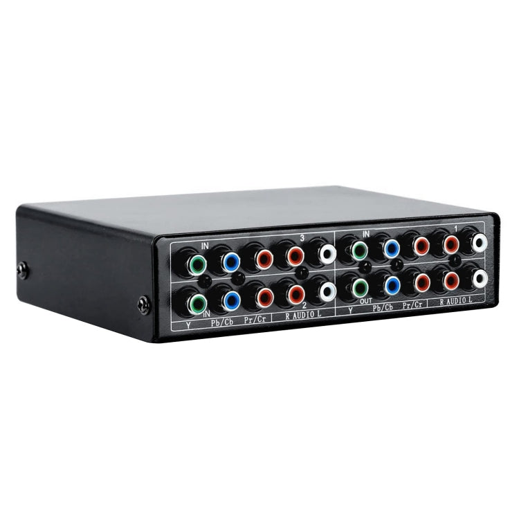3 In 1 Out Component Video Selector YPbPr Video Switch Box - Splitter Adapter by PMC TechLife | Online Shopping South Africa | PMC TechLife | Buy Now Pay Later Mobicred