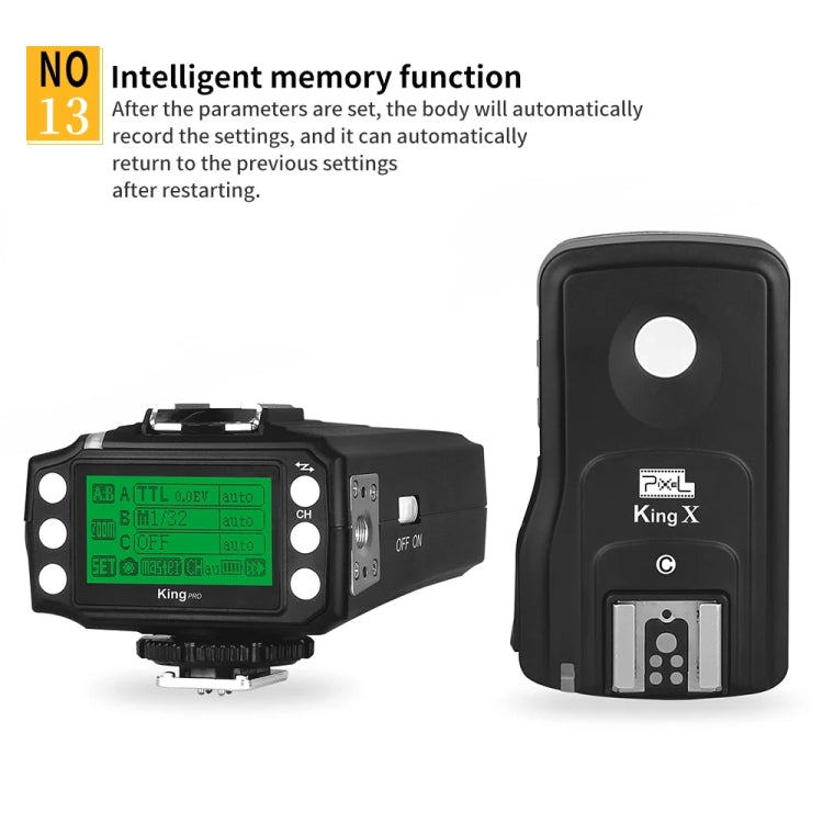 For Sony Pixel King Pro Camera Wireless Radio Flash TTL Transmitter and Receiver - free shipping - PMC TechLife - Order now!