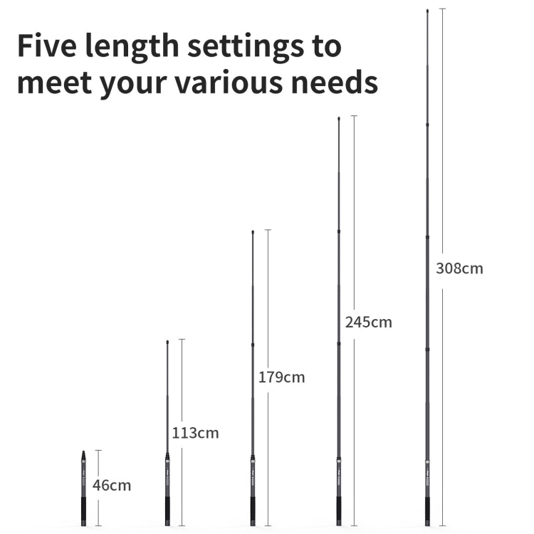 aMagisn 3m Carbon Fiber Invisible Selfie Stick Extension Rod For Action Camera - free shipping - PMC TechLife - Order now!