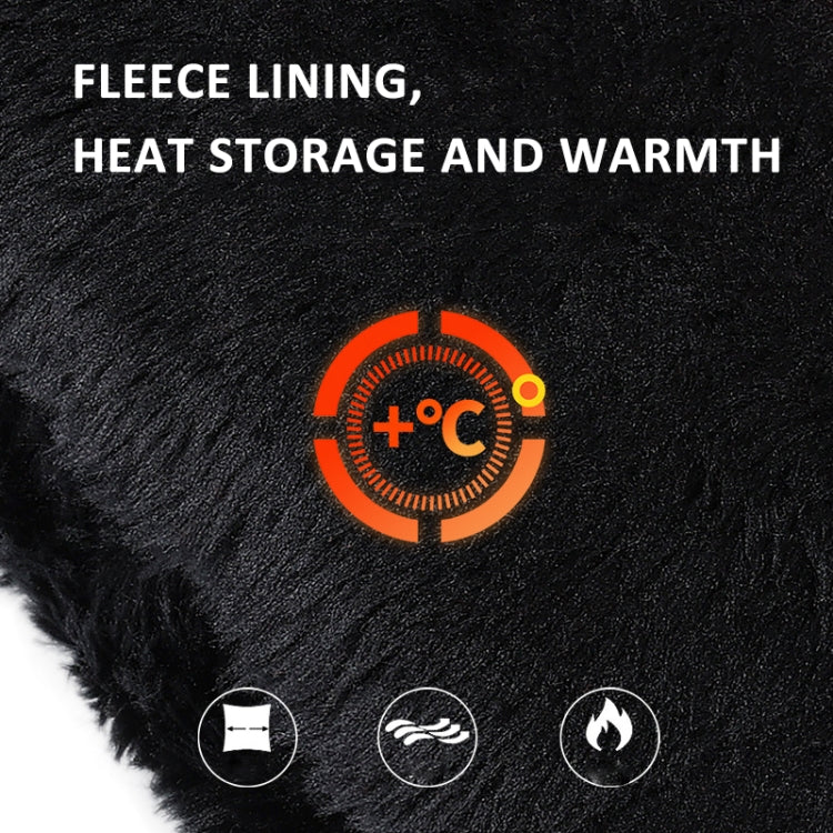 OZERO Women Sheepskin Warm Gloves with Fleece Lining Split Finger Elasticated Gloves, Size: M(Red Coffee) - Full Finger Gloves by OZERO | Online Shopping South Africa | PMC TechLife | Buy Now Pay Later Mobicred