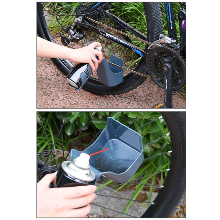 Motorcycle Bicycle Chain Cleaner Oil Storage Tool Box(Gray) - Others by PMc TechLife | Online Shopping South Africa | PMc TechLife | Buy Now Pay Later Mobicred
