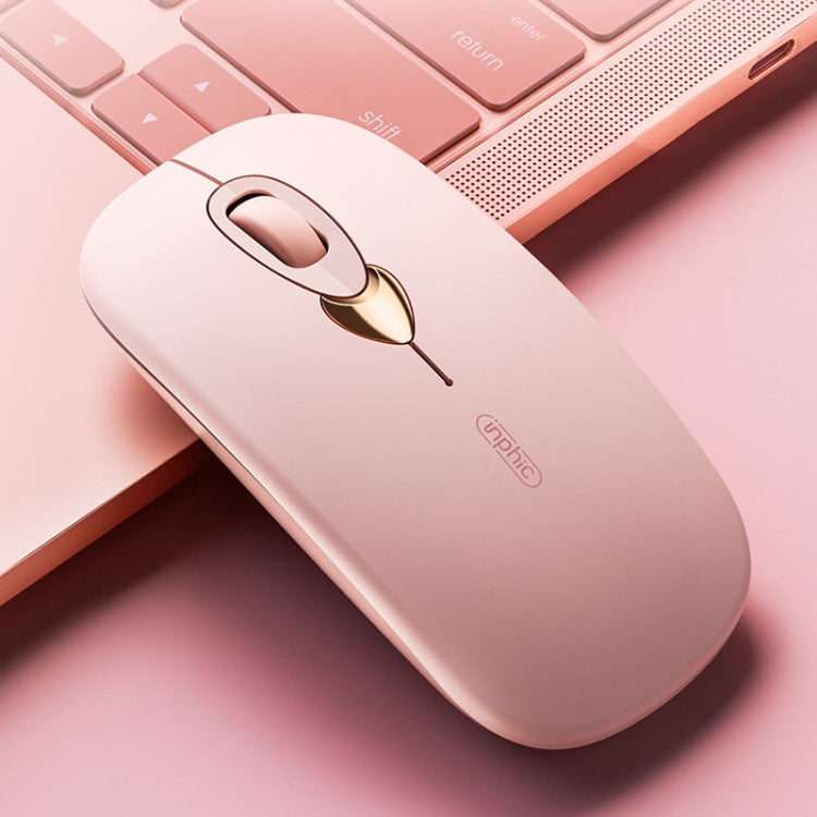 Inphic Q8 Gen 2 Bluetooth Mouse Wireless Silent Charging Office Business Girls Laptop Mouse(Milk Tea Color) - free shipping - PMC TechLife - Order now!