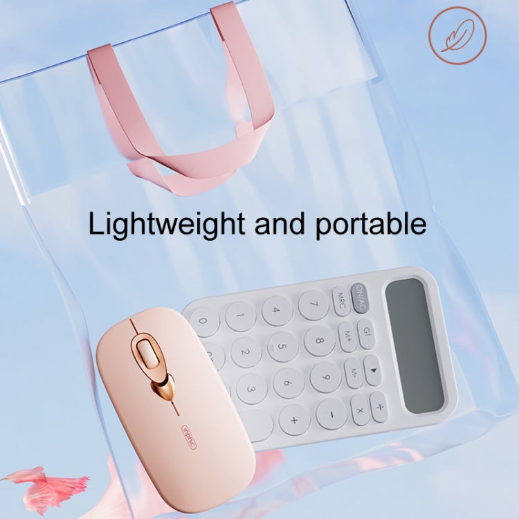 Inphic Q8 Gen 2 Bluetooth Mouse Wireless Silent Charging Office Business Girls Laptop Mouse(Milk Tea Color) - free shipping - PMC TechLife - Order now!