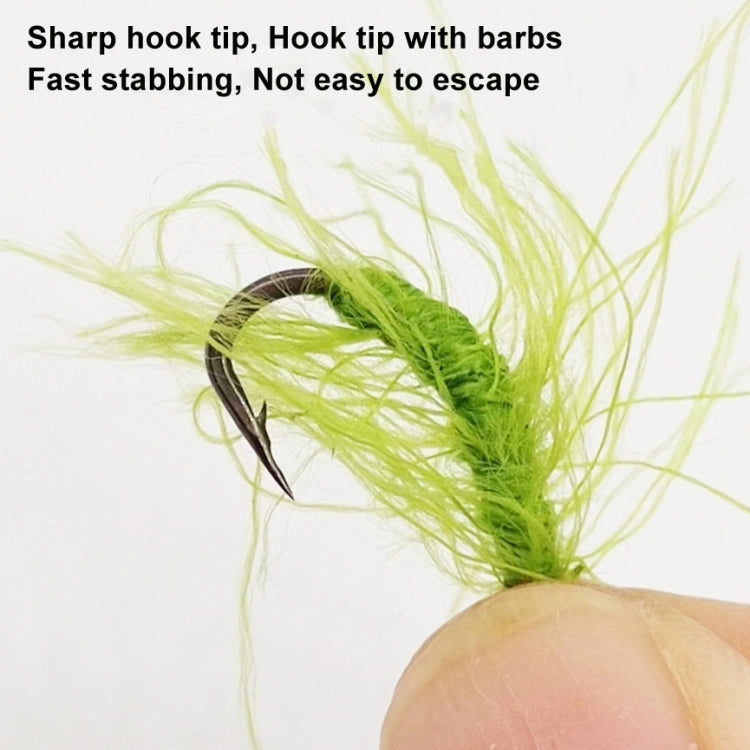 3pcs /Set Cordset Imitation Aquatic Grass Fishing Hooks Grass Hooks(6#) - Fishing Hooks by PMC TechLife | Online Shopping South Africa | PMC TechLife | Buy Now Pay Later Mobicred