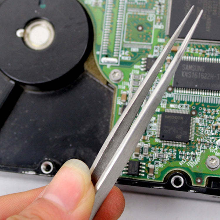 ProsKit 1PK-105T Stainless Steel Anti-magnetic Tweezer Precision Straight Pointed Pincette 140mm - Tweezers by ProsKit | Online Shopping South Africa | PMC TechLife | Buy Now Pay Later Mobicred