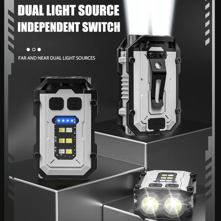 E-SMARTER YSD01 Outdoor Portable Mini Keychain Light Magnetic Anti Loss Auto Repair Light(White) - Mini Flashlight by E-SMARTER | Online Shopping South Africa | PMc TechLife | Buy Now Pay Later Mobicred