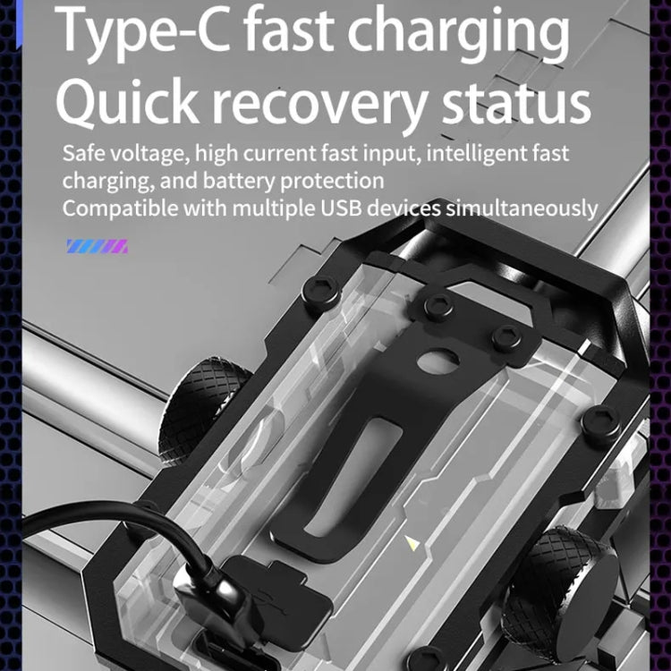 E-SMARTER YSD01PRO Mini Keychain Light Decompression Fingertip Gyro Bottom Magnetic Multi-Speed Adjustable Cap Clip Lights(White) - Mini Flashlight by E-SMARTER | Online Shopping South Africa | PMc TechLife | Buy Now Pay Later Mobicred