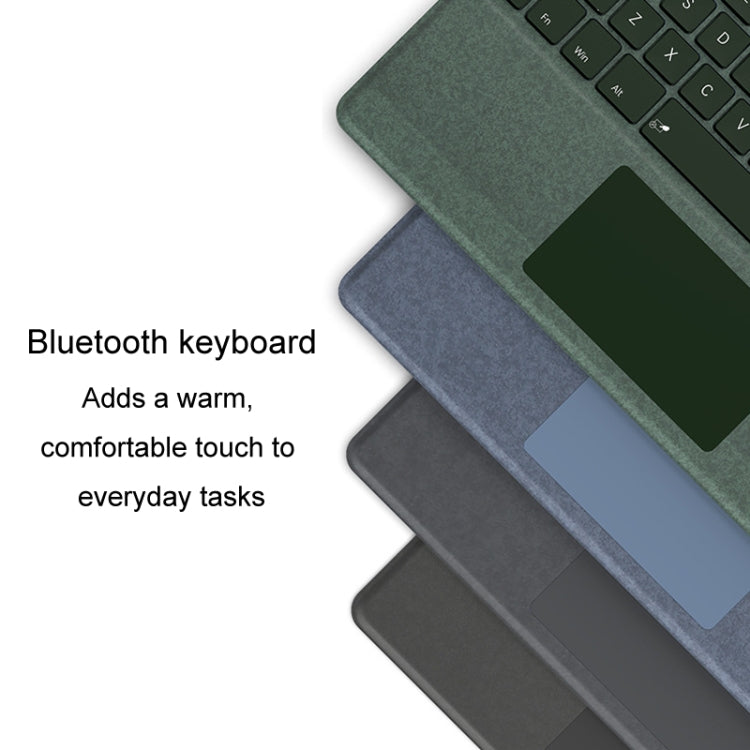 For Microsoft Surface Pro 8 / 9 / 10 / X Bluetooth Keyboard Magnetic Tablet Wireless Touch Backlit Keyboard With Pen Slot(Black) - free shipping - PMC TechLife - Order now!