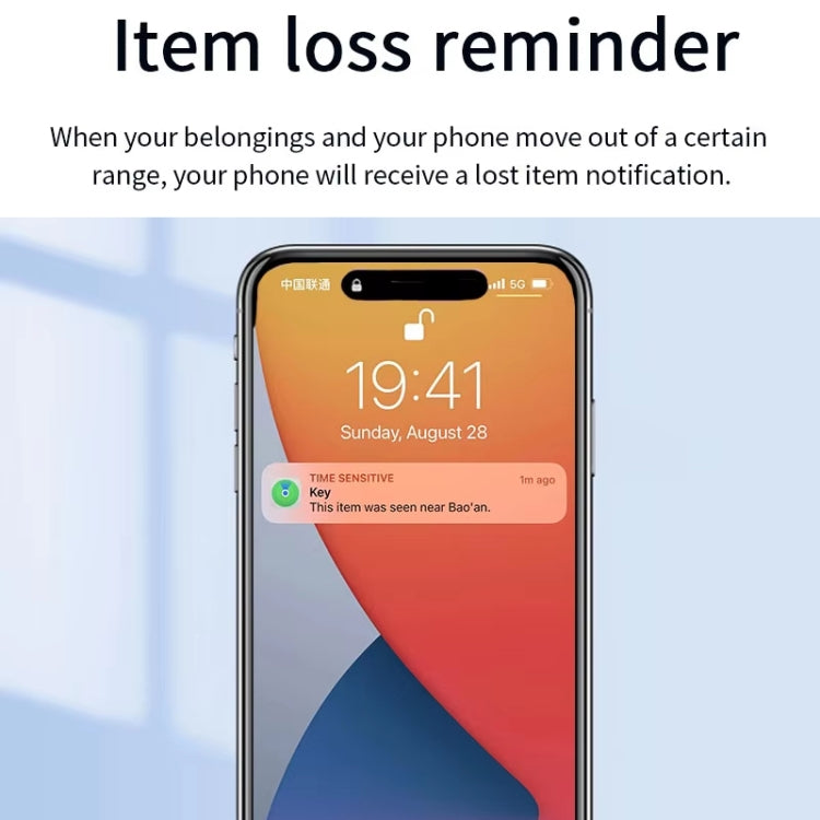 Smart Tracker Tag Anti-Lost Key Finder Works With Find My App(Silver) - Personal Tracker by PMC TechLife | Online Shopping South Africa | PMC TechLife | Buy Now Pay Later Mobicred