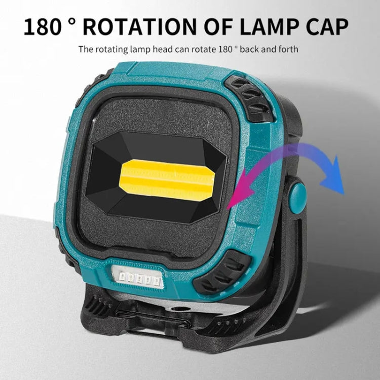 E-SMARTER W895-1 COB Portable Rechargeable Floodlight Work Light, Battery Not Included(Blue) - Camping Lighting by E-SMARTER | Online Shopping South Africa | PMc TechLife | Buy Now Pay Later Mobicred