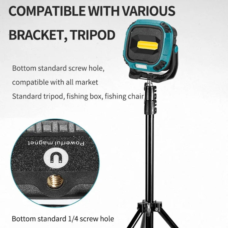 E-SMARTER W895-1 COB Portable Rechargeable Floodlight Work Light, Battery Not Included(Blue) - Camping Lighting by E-SMARTER | Online Shopping South Africa | PMc TechLife | Buy Now Pay Later Mobicred