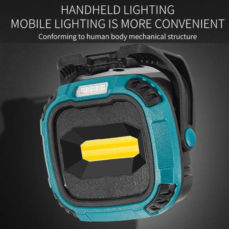 E-SMARTER W895-1 COB Portable Rechargeable Floodlight Work Light, Battery Not Included(Blue) - Camping Lighting by E-SMARTER | Online Shopping South Africa | PMc TechLife | Buy Now Pay Later Mobicred