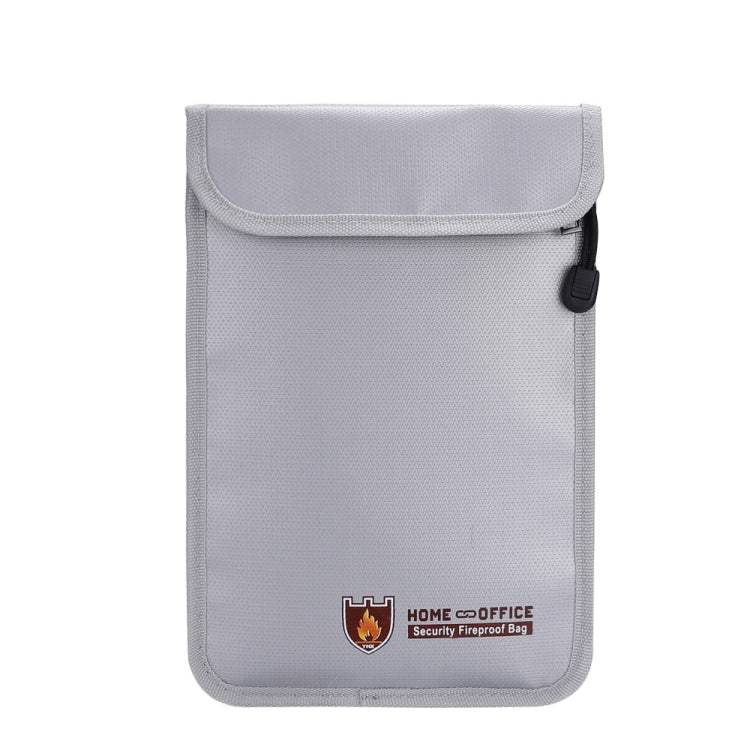 Double Zipper Pockets Fireproof Document Bag Valuables Storage Pouch 10.6x6.9 Inch - free shipping - PMc TechLife - Order now!