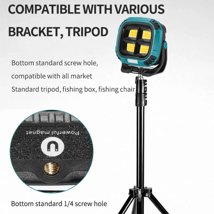 E-SMARTER W894-1 COB Magnetic Projector Work Light Emergency Portable Bright Flashlight(Blue) - free shipping - PMc TechLife - Order now!