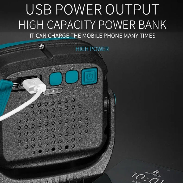 E-SMARTER W894-1 COB Magnetic Projector Work Light Emergency Portable Bright Flashlight(Blue) - free shipping - PMc TechLife - Order now!