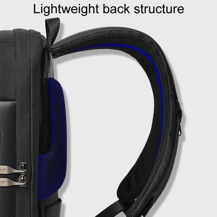 SKV B20453 Men Business Casual Multifunctional Double Shoulder Bag Large Capacity Laptop Backpack(Black) - free shipping - PMC TechLife - Order now!