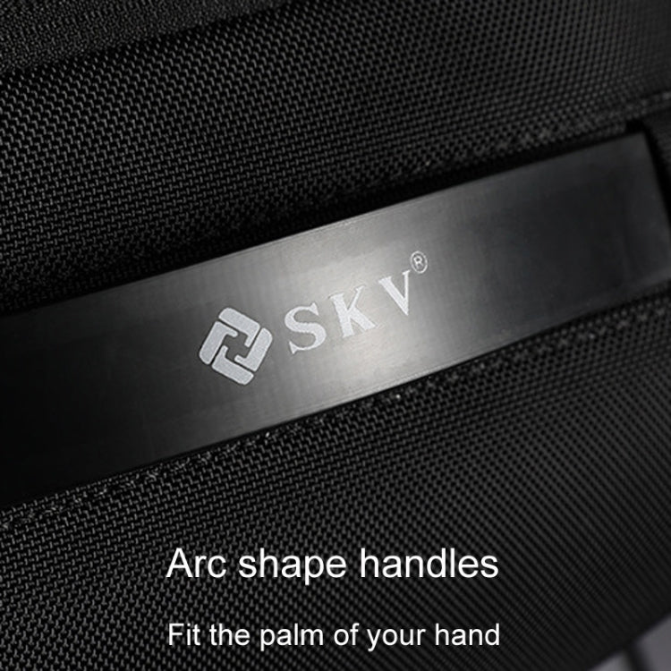 SKV B20453 Men Business Casual Multifunctional Double Shoulder Bag Large Capacity Laptop Backpack(Black) - free shipping - PMC TechLife - Order now!
