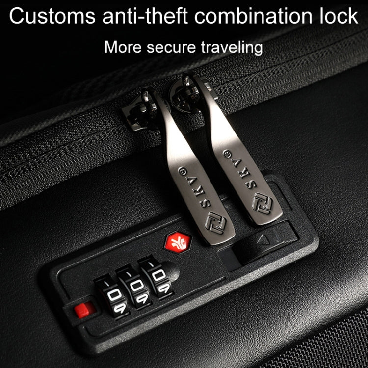 SKV B20453 Men Business Casual Multifunctional Double Shoulder Bag Large Capacity Laptop Backpack(Blue) - Backpack by SKV | Online Shopping South Africa | PMC TechLife | Buy Now Pay Later Mobicred