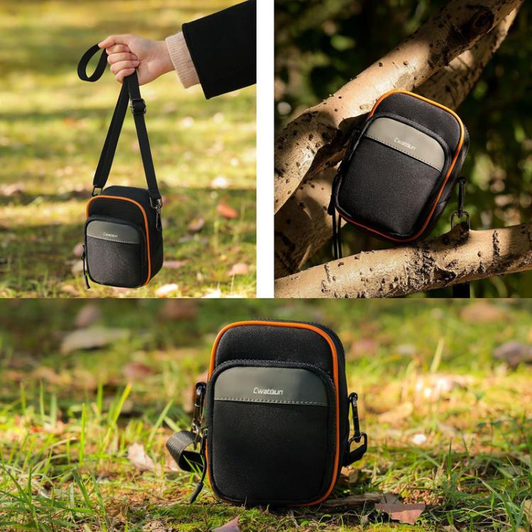 Cwatcun D168 Small Convenient Camera Bag Scratch-Resistant And Wear-Resistant Microslice Card Camera Pouch(Black) - free shipping - PMC TechLife - Order now!