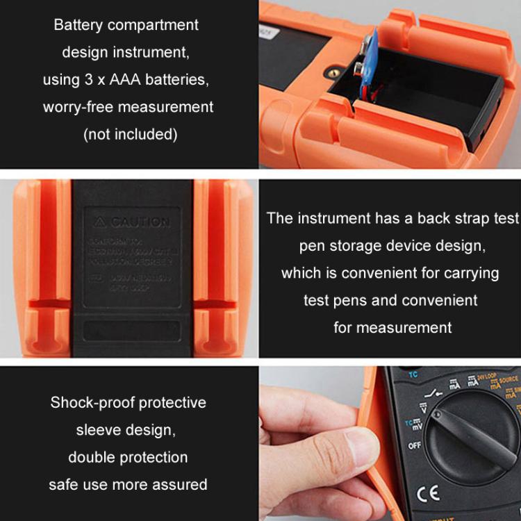 Victor Output Current Voltage Process Signal Source Multimeter, Model: VC71C - free shipping - PMC TechLife - Order now!