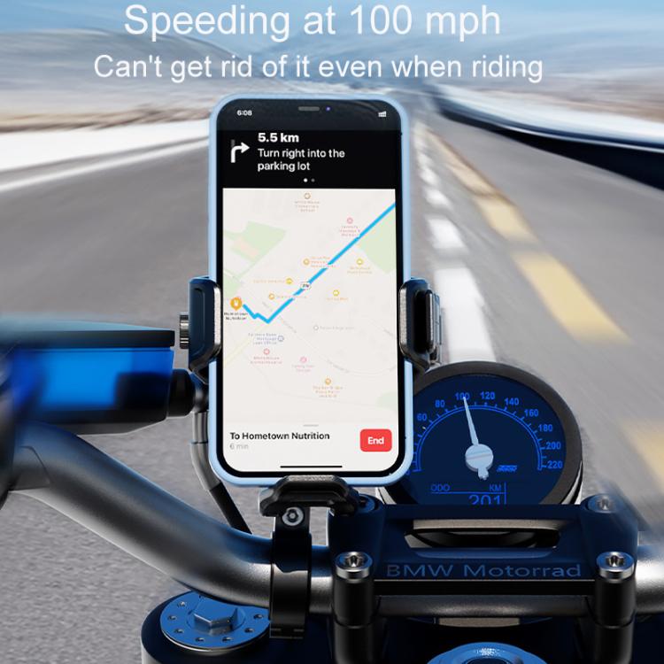 Kewig M33-C1 Outdoor Motorcycle Bike Riding Anti-Theft Shock Absorbing Cell Phone Holder(Standard Handlebar) - free shipping - PMC TechLife - Order now!