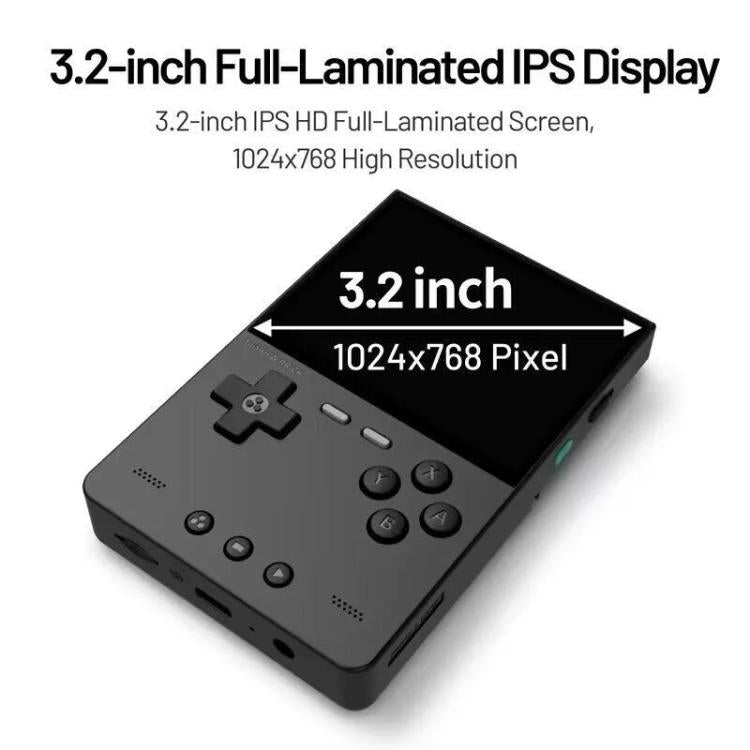 TRIMUI BRICK Open Source Pocket Console Portable Wireless Bluetooth HD Retro Arcade, Size: Standard No Card(Black) - free shipping - PMc TechLife - Order now!