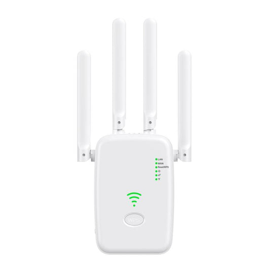 Urant U11 300Mbps 2.4G Wireless Repeater WiFi Signal Amplifier Support WPS Quick Setting US Plug White - Broadband Amplifiers by Urant | Online Shopping South Africa | PMC Jewellery | Buy Now Pay Later Mobicred