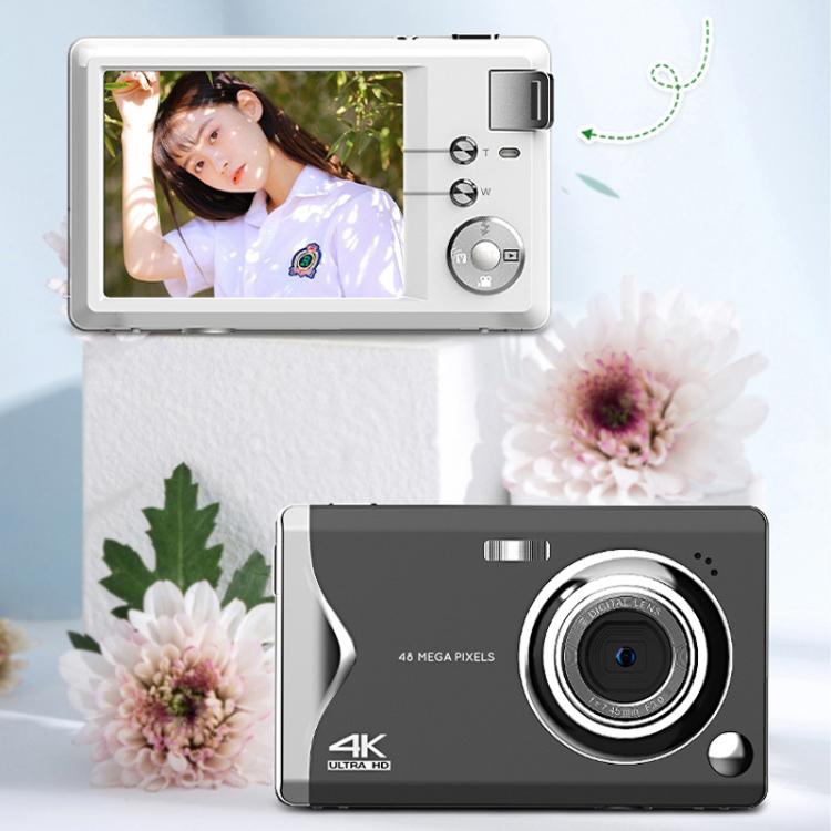 4K HD 3.0-Inch IPS Screen Autofocus HD Digital Camera Student DV Camera SLR(White) - Video Cameras by PMC TechLife | Online Shopping South Africa | PMC TechLife | Buy Now Pay Later Mobicred