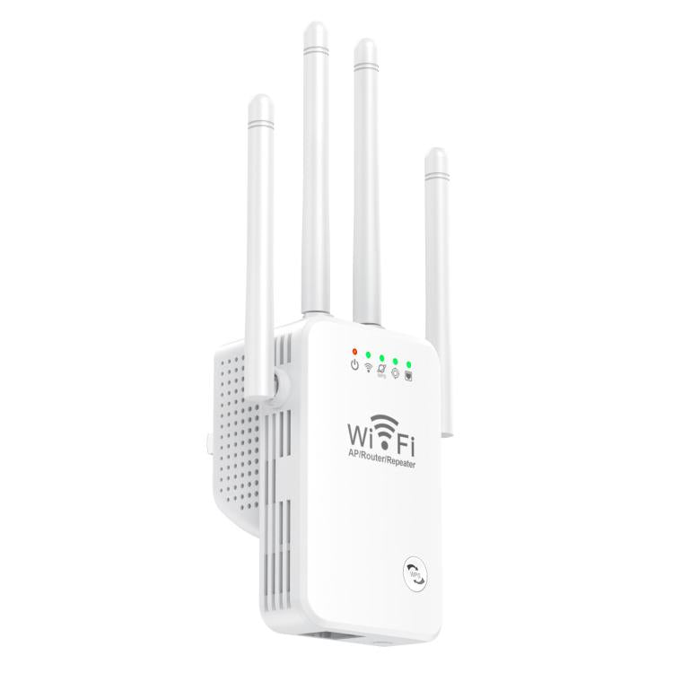 Urant U9 300Mbps 2.4G Wireless Repeater WiFi Signal Amplifier Support WPS Quick Setting EU Plug White - Broadband Amplifiers by Urant | Online Shopping South Africa | PMC TechLife | Buy Now Pay Later Mobicred