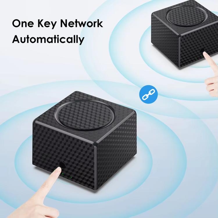 Urant USM16 1200Mbps Dual-band Mesh WiFi Router Signal Amplifier with 3 Gigabit Ethernet Ports(Black) - free shipping - PMC TechLife - Order now!