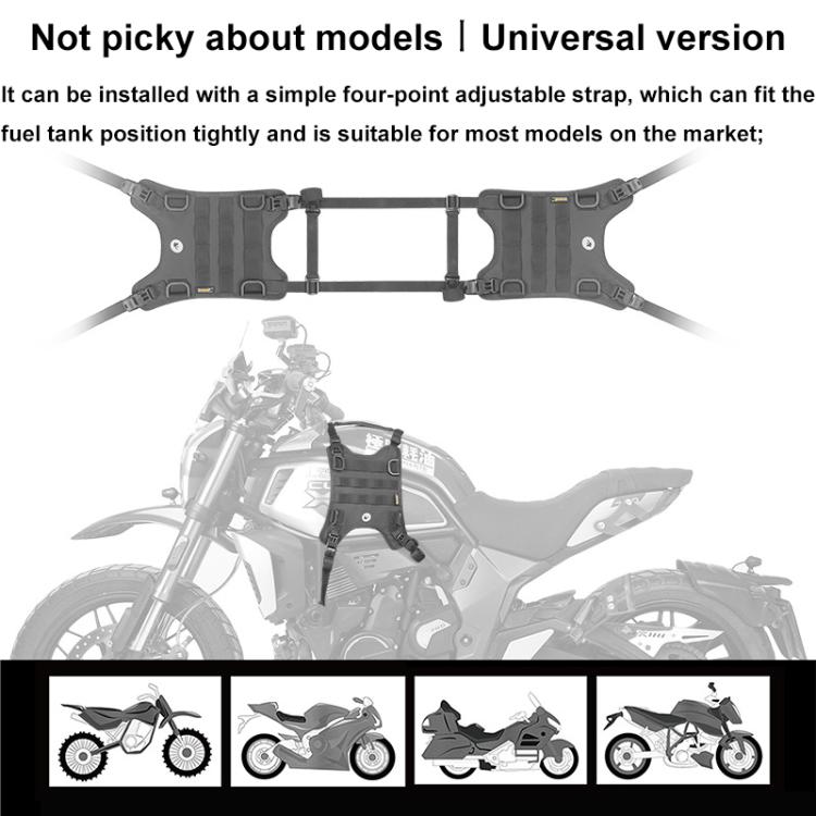 Rhinowalk MTR001B Outdoor Riding Motorcycle Fuel Tank Double-side Storage Hanging Bags(Black) - free shipping - PMc TechLife - Order now!