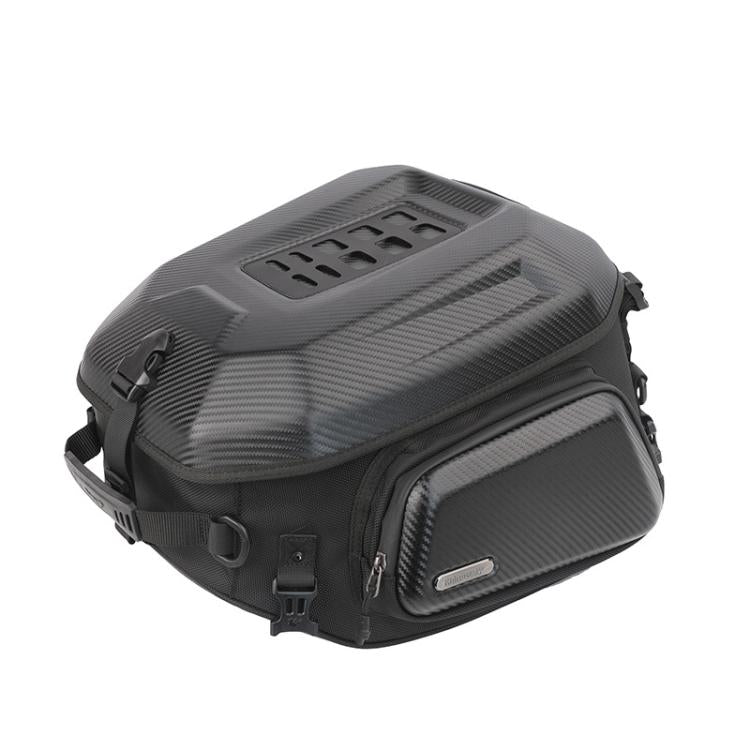 Rhinowalk MT2335 23L-35L Expandable Large-capacity EVA Hard Shell Motorcycle Tail Bag(Carbon Fiber) - free shipping - PMc TechLife - Order now!