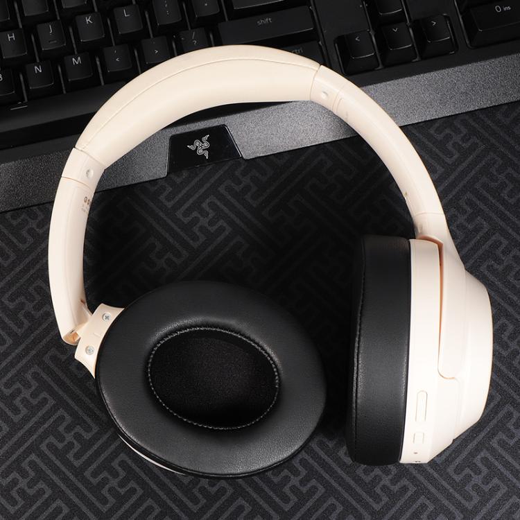 For iKF T1 / T1 Pro Headphone 1pair Earpads Earmuffs Sponge Cover(Black) - Earmuff & Pad by PMc TechLife | Online Shopping South Africa | PMc TechLife | Buy Now Pay Later Mobicred
