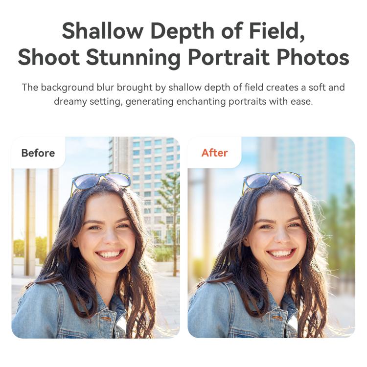 0.72X Wide Lens For DJI Pocket 3 aMagisn Magnetic Filter Accessories - free shipping - PMC TechLife - Order now!