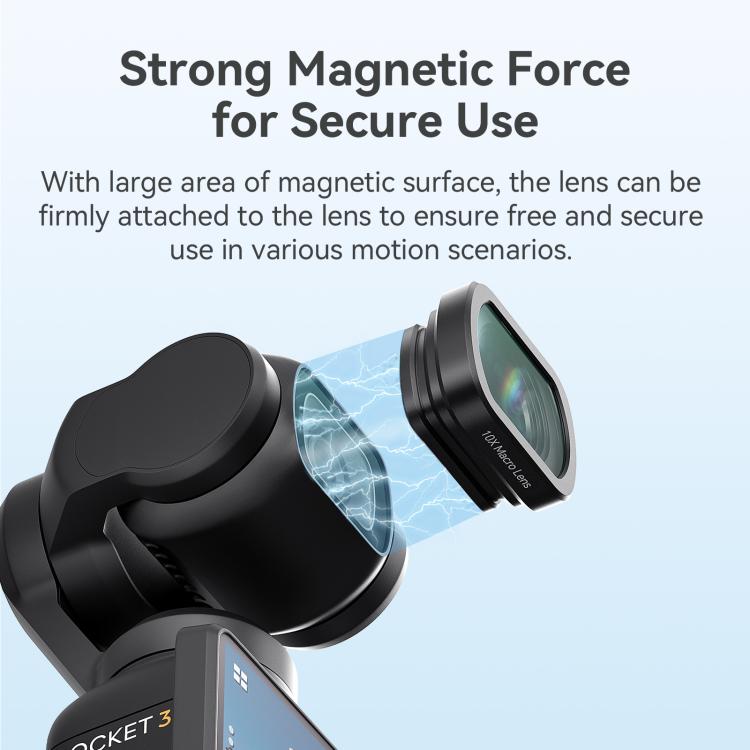 0.72X Wide Lens For DJI Pocket 3 aMagisn Magnetic Filter Accessories - free shipping - PMC TechLife - Order now!